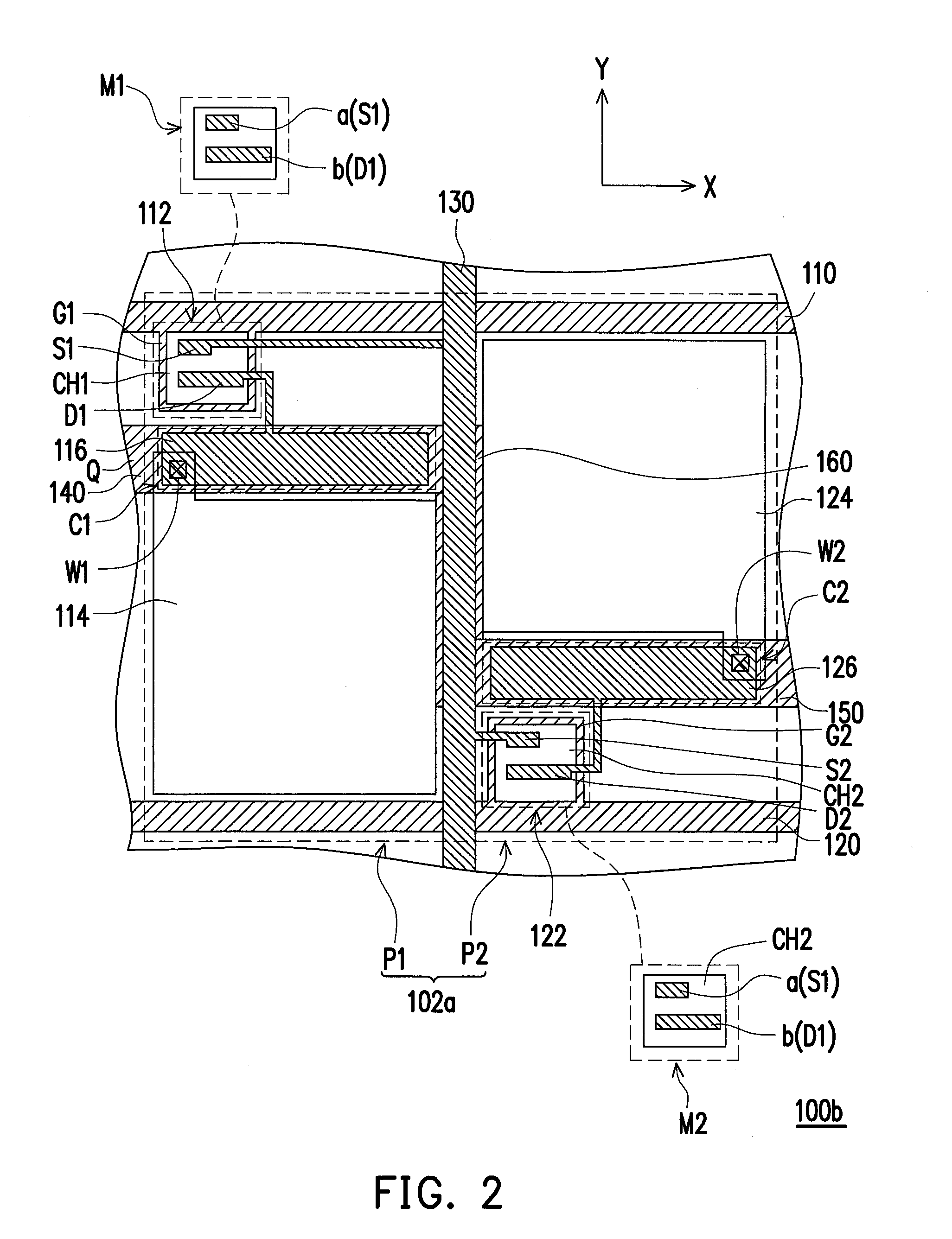 Pixel array and display panel