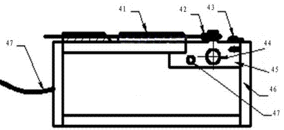 Automatic vertical sectional bake glue curing machine and operation method thereof