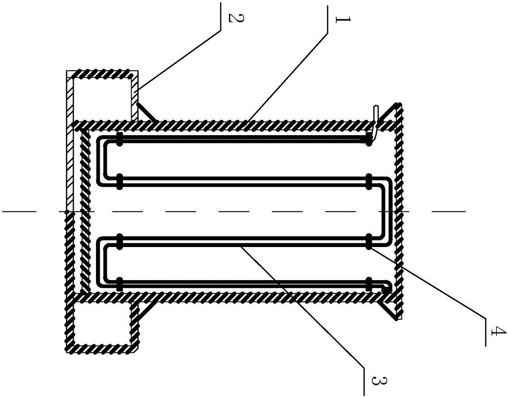 Exposed deck mooring bollard structure of ship