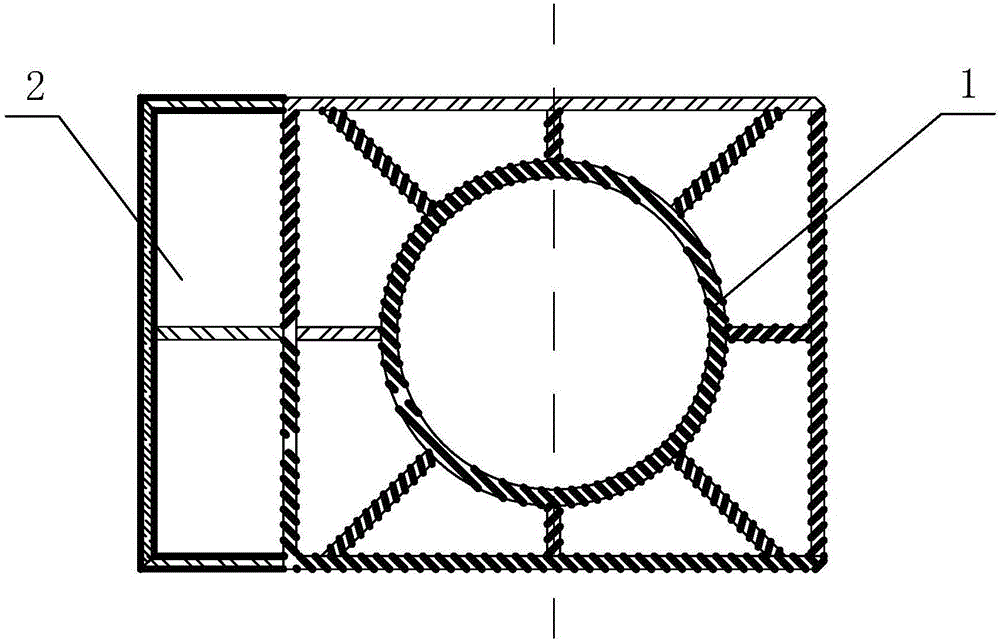 Exposed deck mooring bollard structure of ship