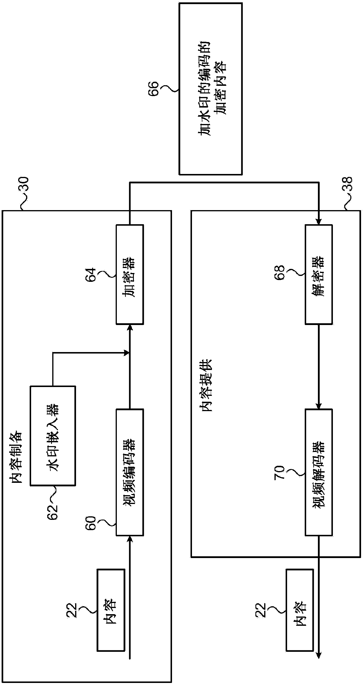 Encryption-resistant watermarking