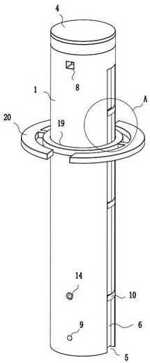 Low-pressure membrane method seawater desalination device