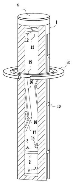 Low-pressure membrane method seawater desalination device