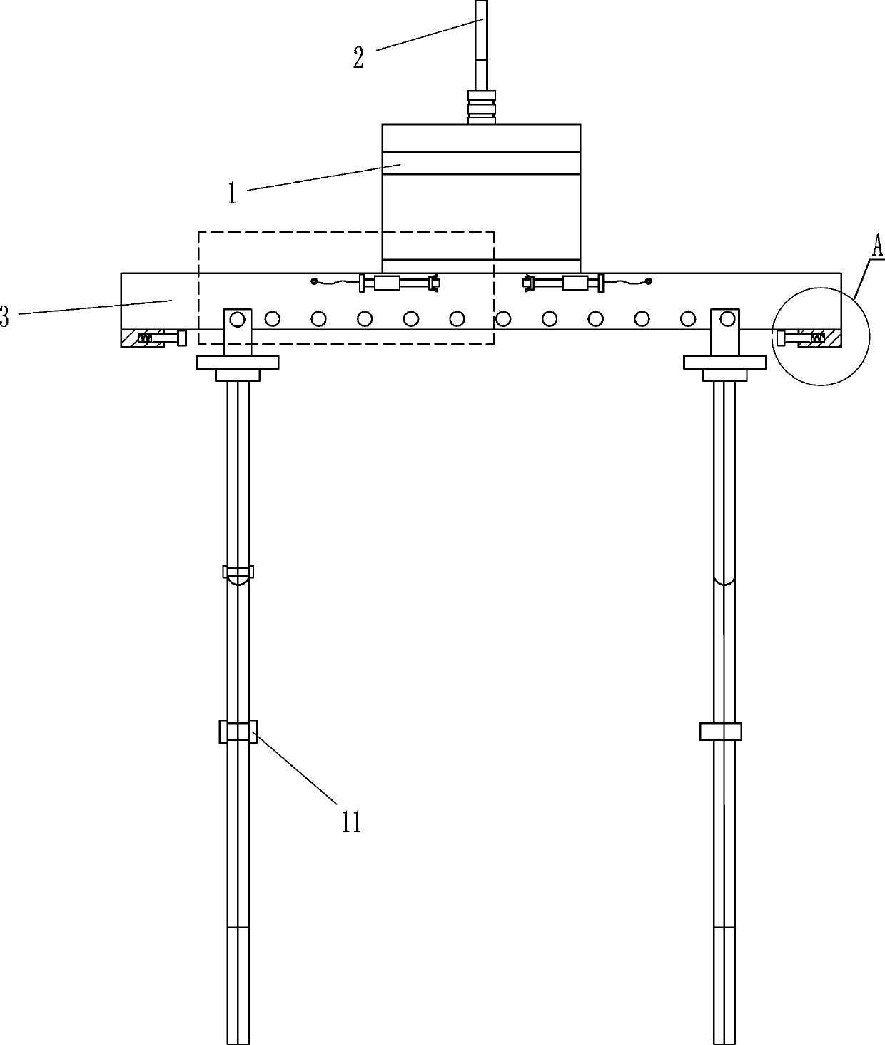 A salt bag lifting tool