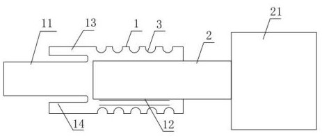 Anti-drifting structure for soldering tin of electronic component