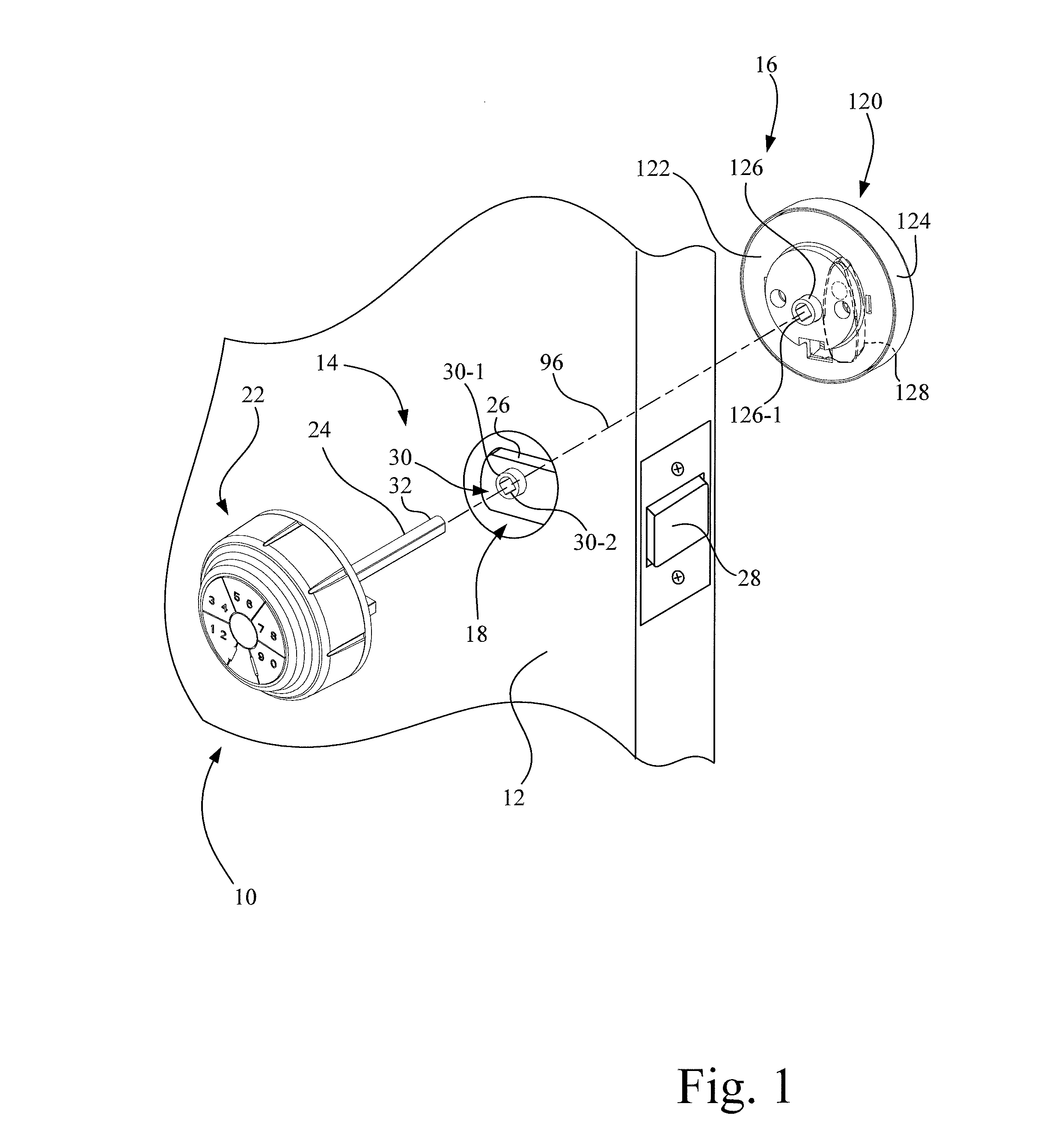 Manually driven electronic deadbolt assembly with free-spinning bezel