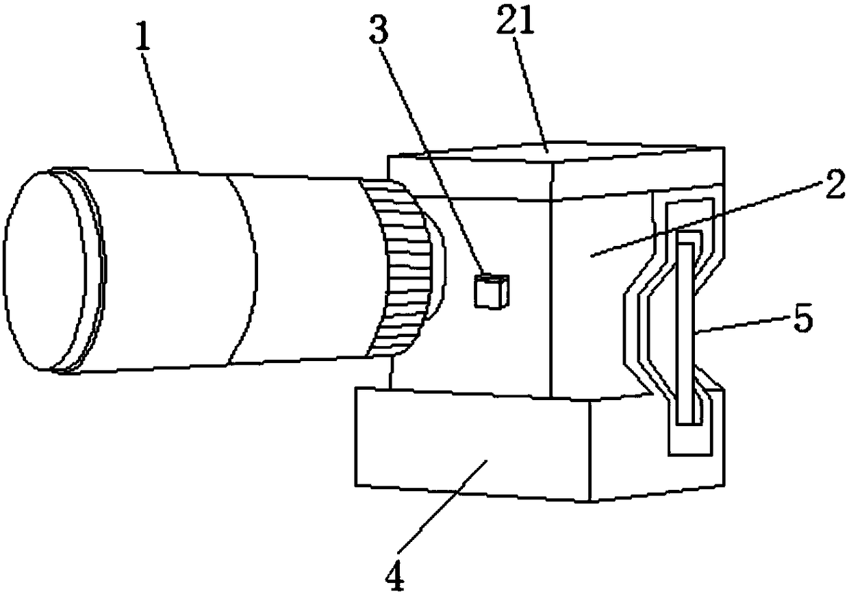 Highly-efficient heat radiation night vision device