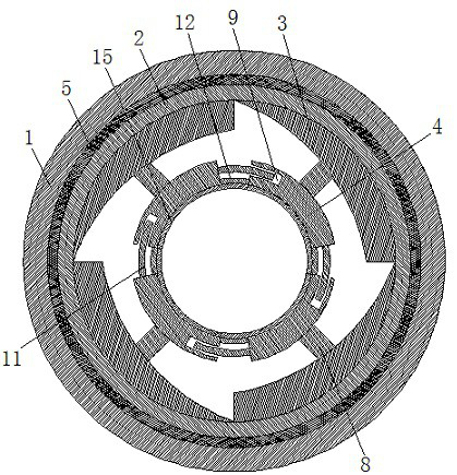 Flame retardant power cable protection tube