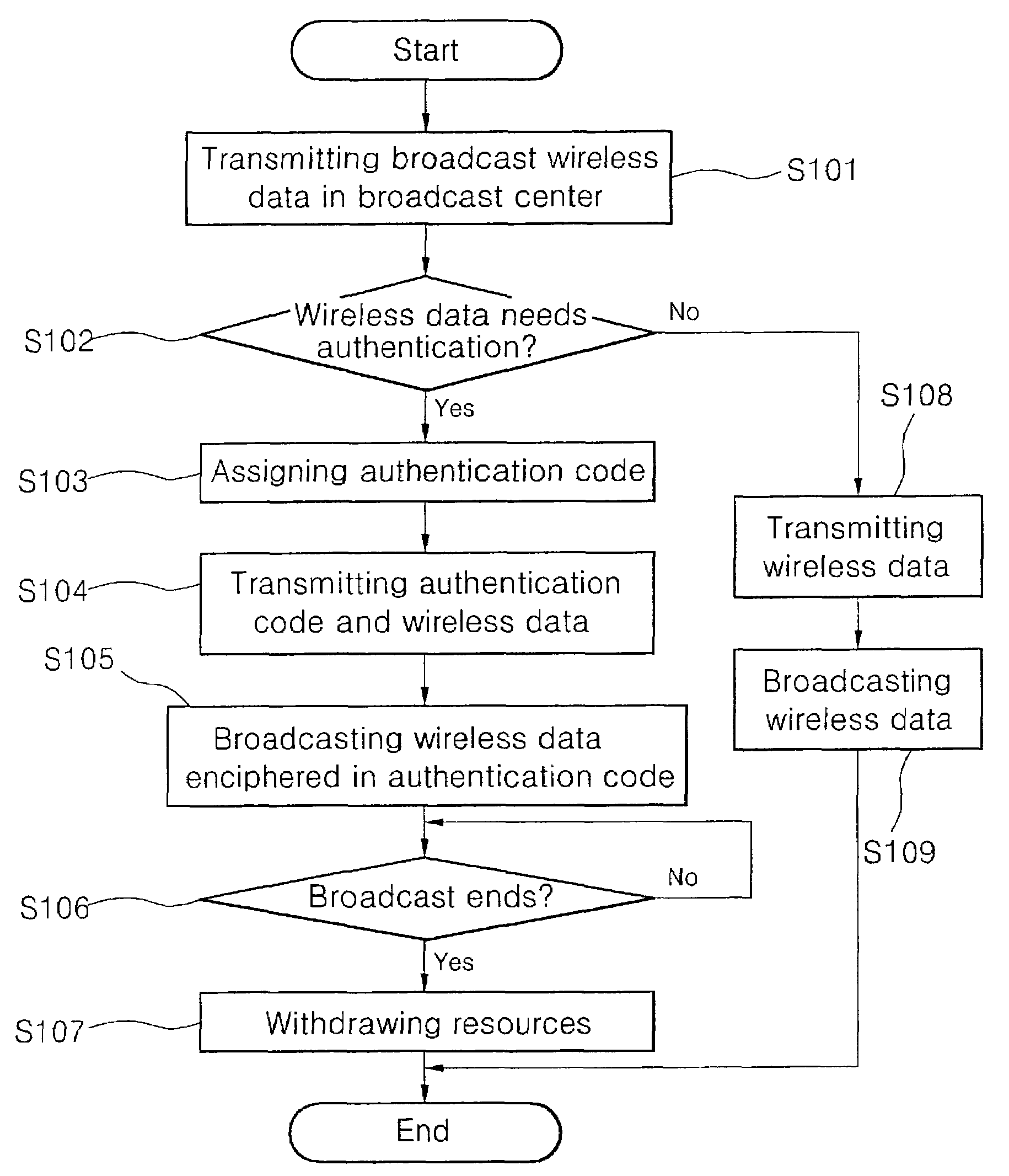 Wireless data service apparatus and method in broadcast mobile communication system