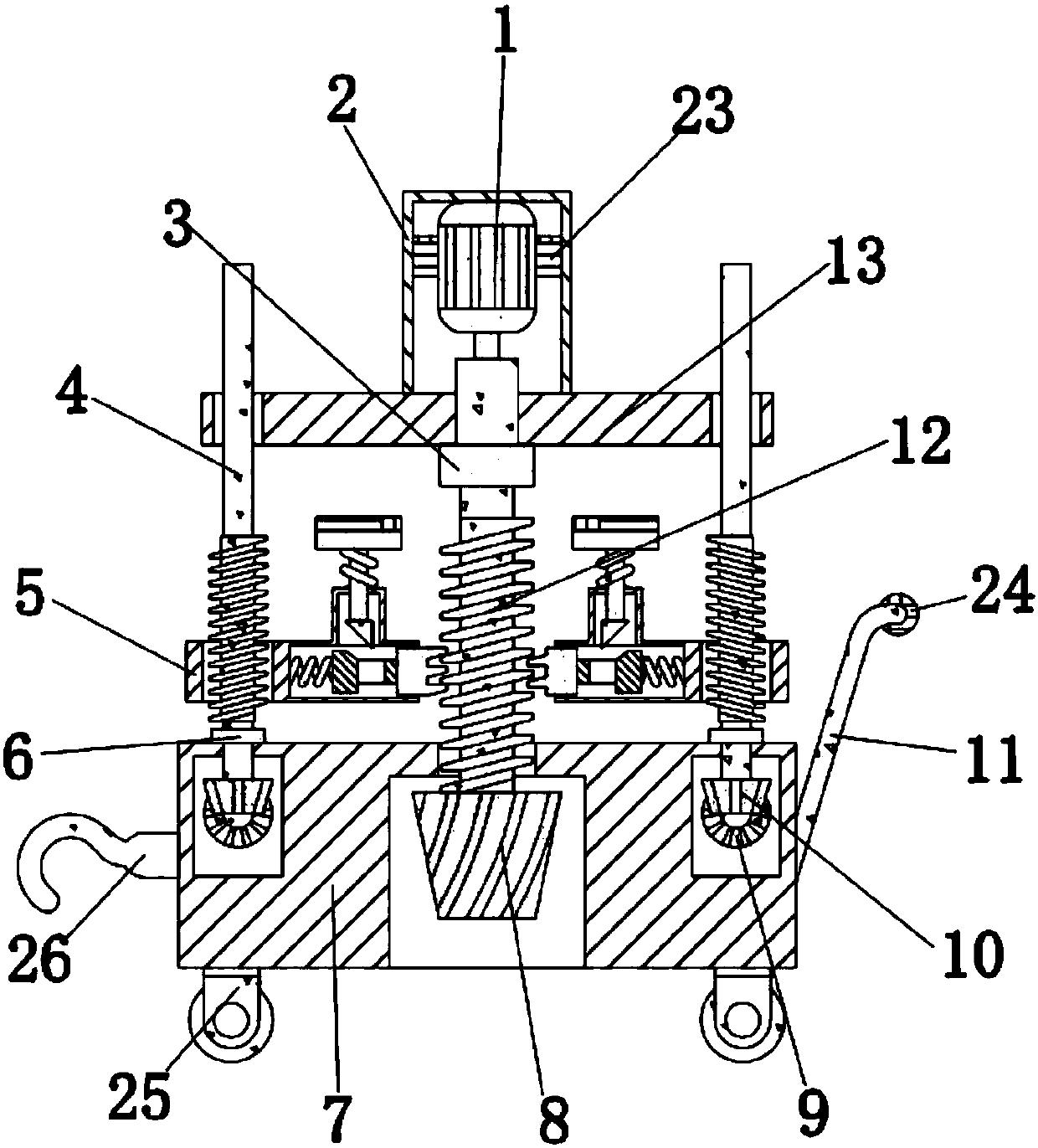 High-precision drilling platform for construction