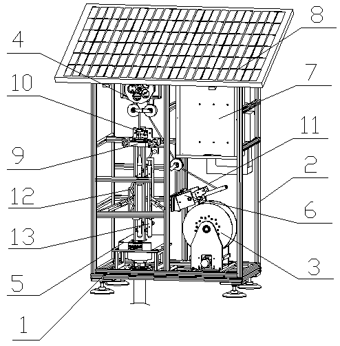 Intelligent inclination measuring system and monitoring method thereof