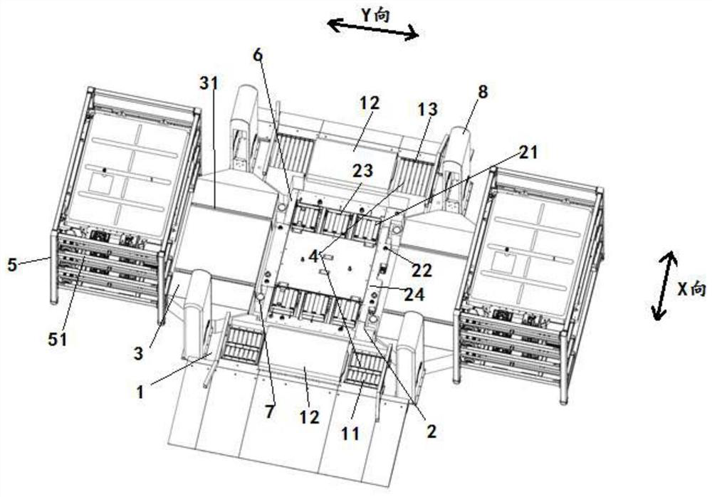 Automatic battery swapping platform and swapping station for electric vehicles