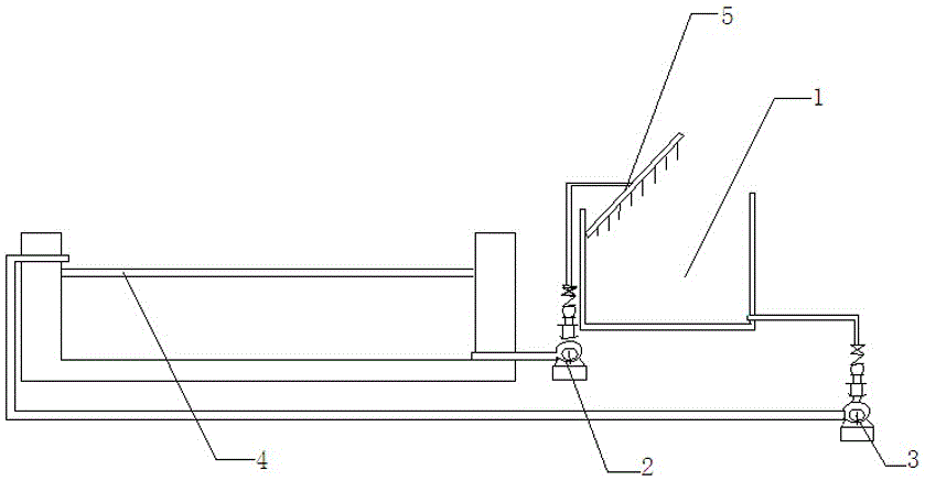 Water body purification system for courtyard landscape fishpond