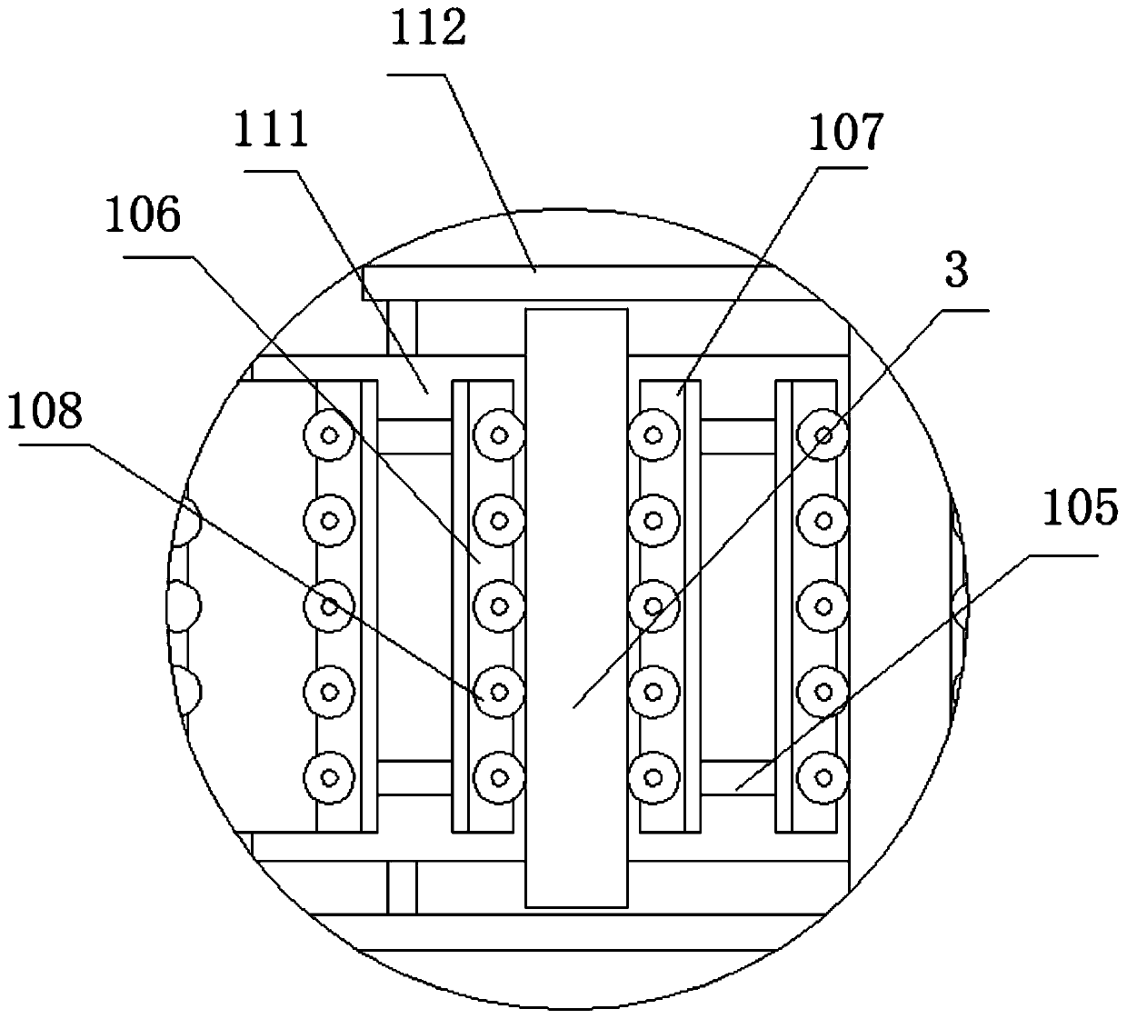 Paint spraying device for furniture plate machining