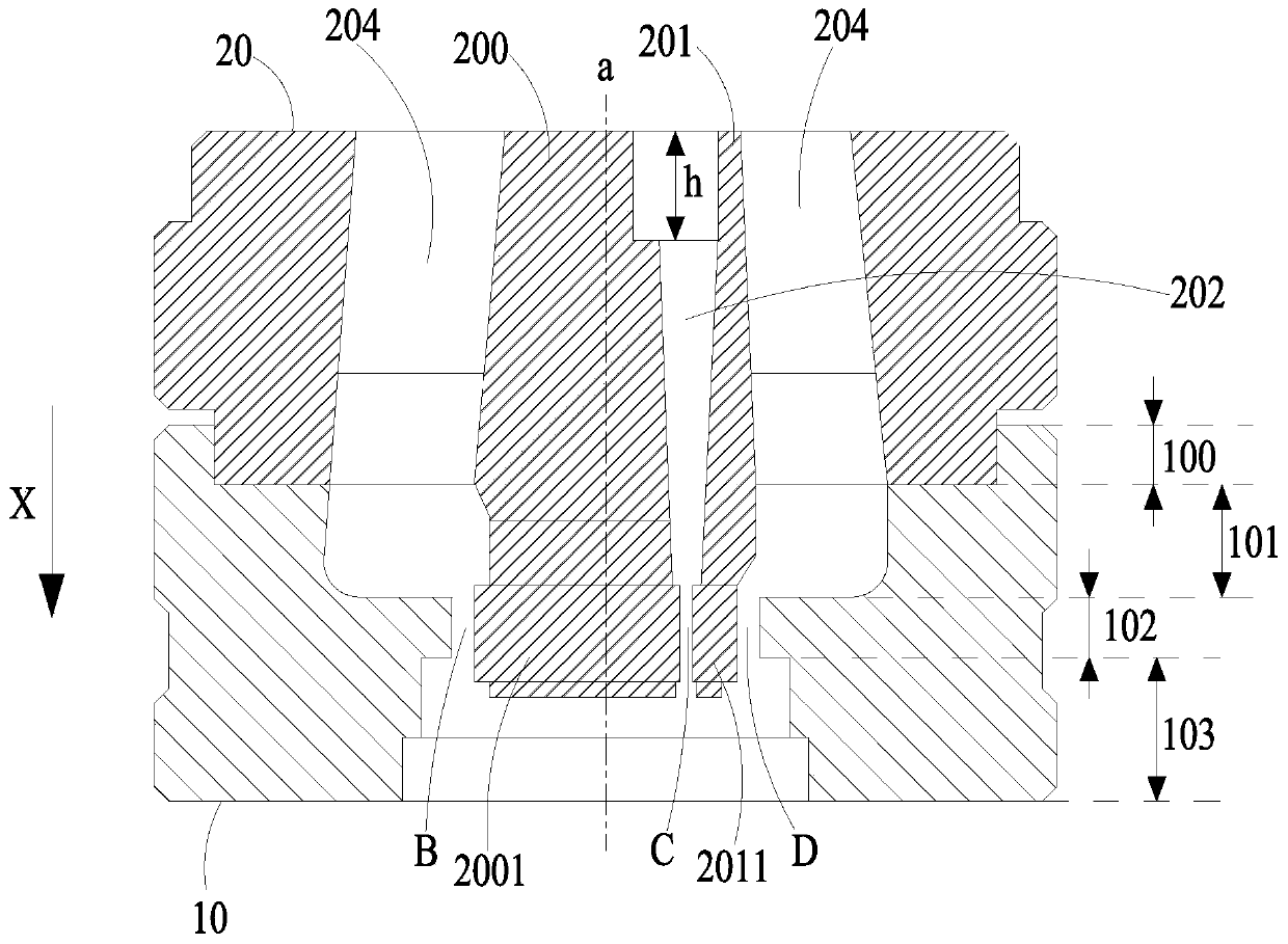 Multi-die-core complex profile hot extrusion die