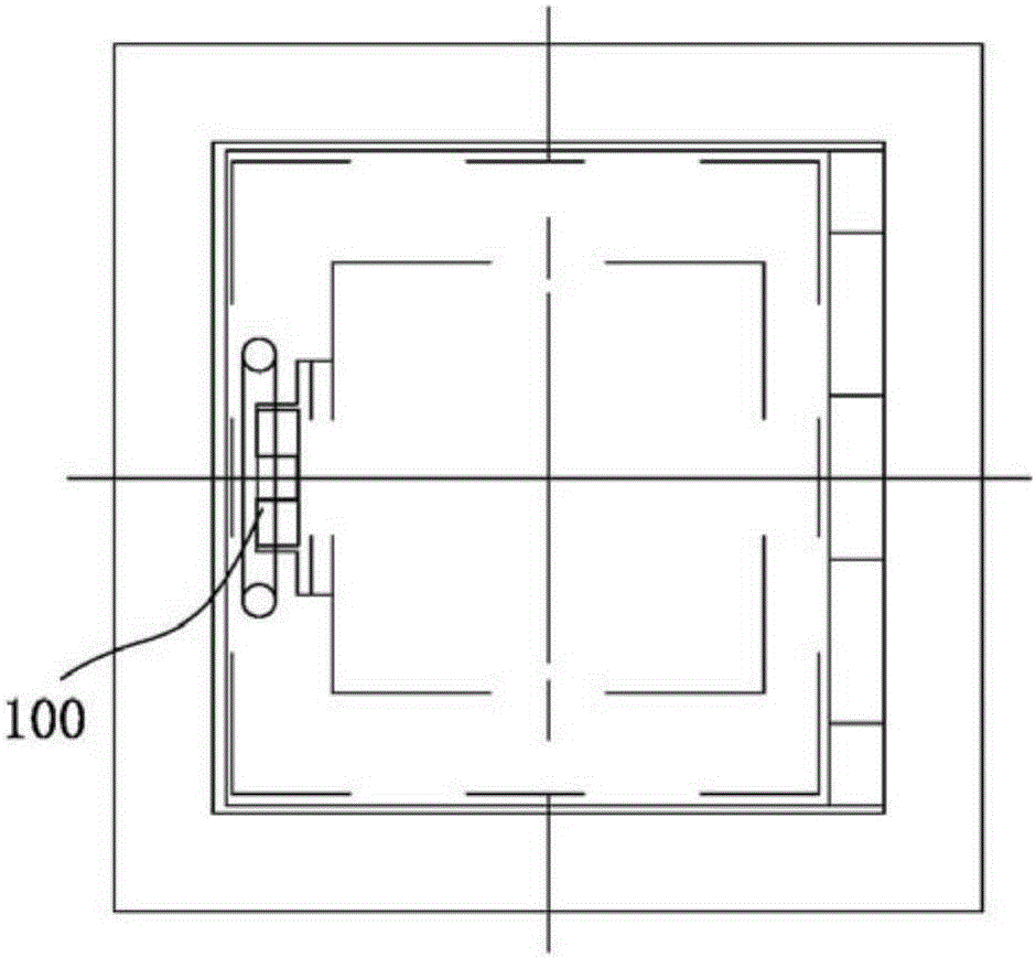 Signal transfer hole device outside vehicle