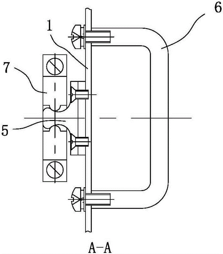 Signal transfer hole device outside vehicle