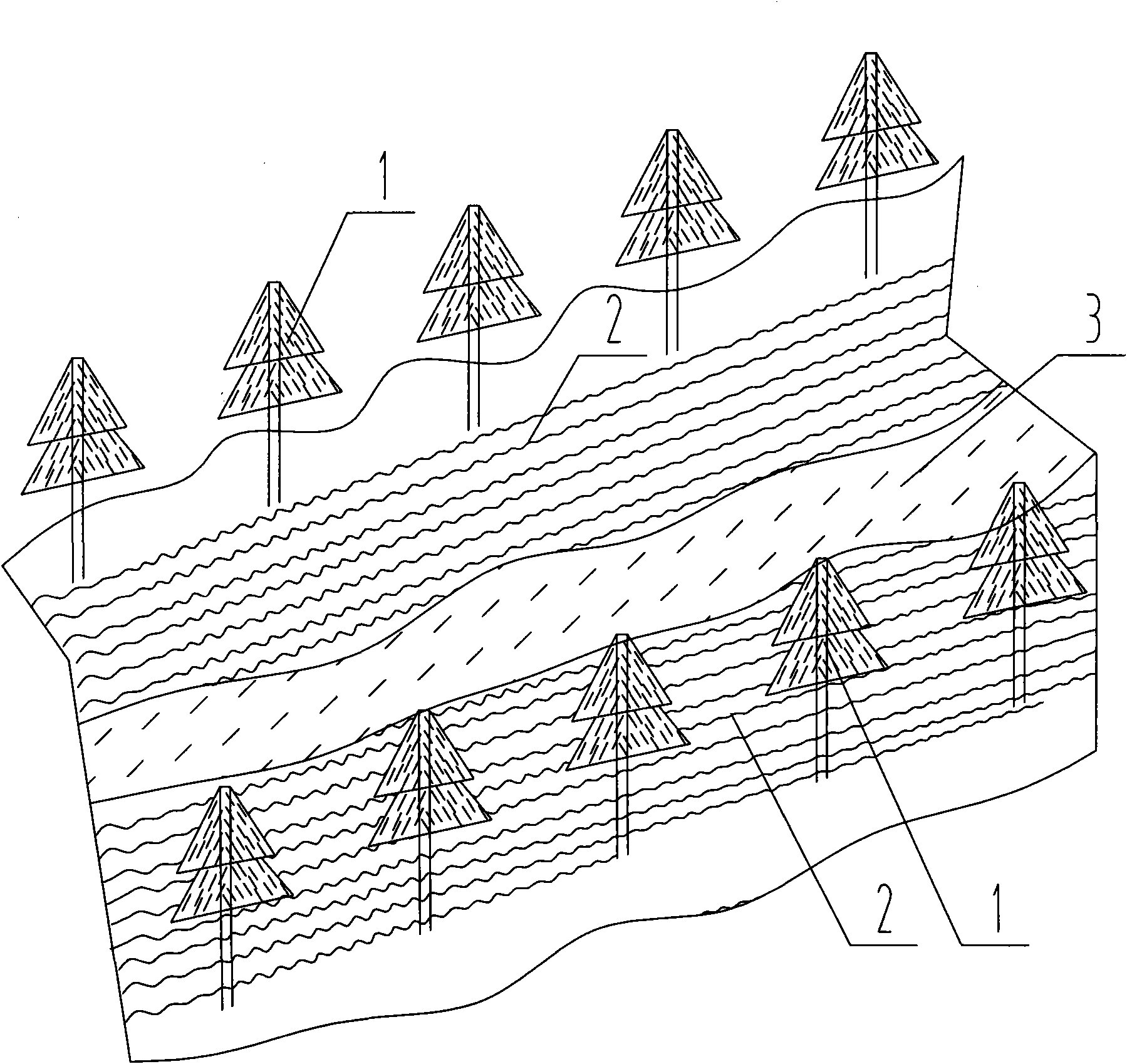 Arctic-alpine region ecological winter wheat protected zone and protective cultivation