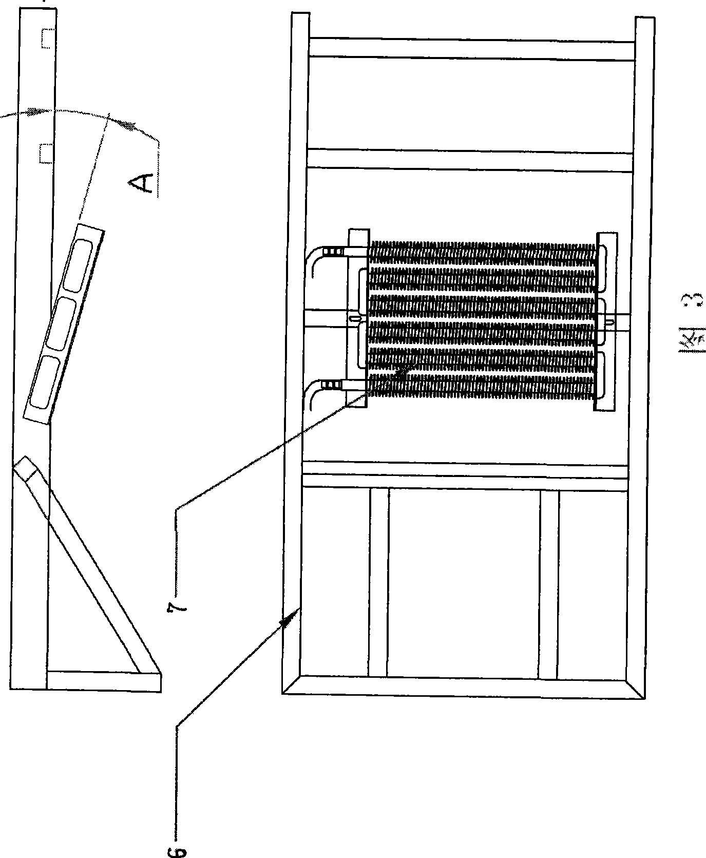 Water-cooling heat radiating device for motorcycle