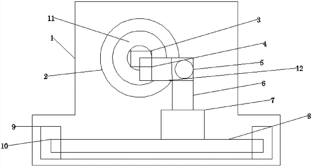 Heat seal transmission structure of bag machine