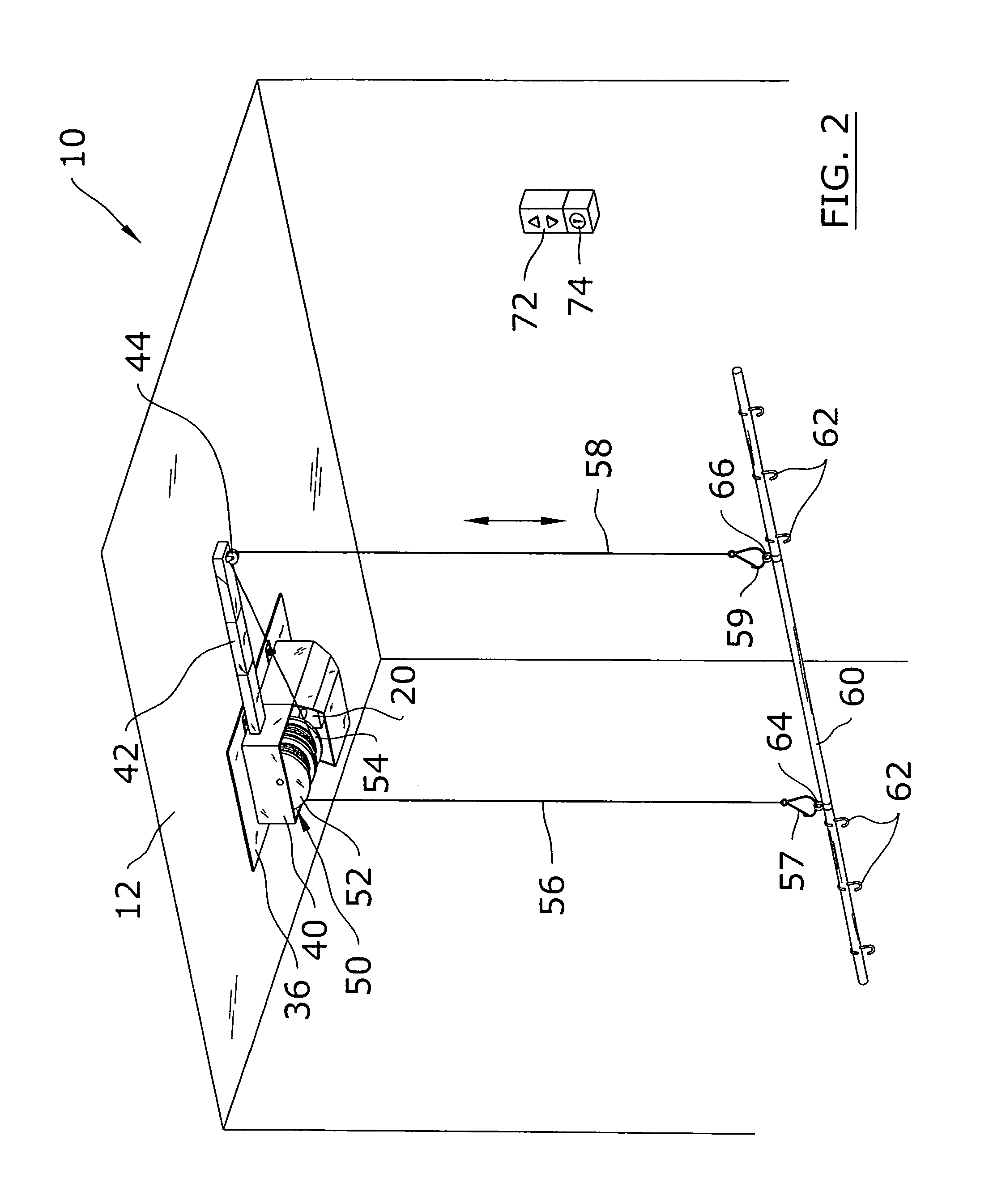 Overhead storage system