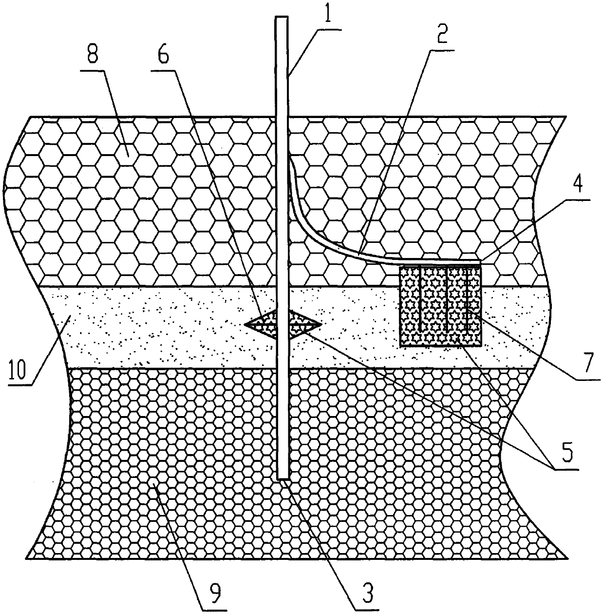 T-shaped well group and method for exploiting non-diagenetic natural gas hydrates