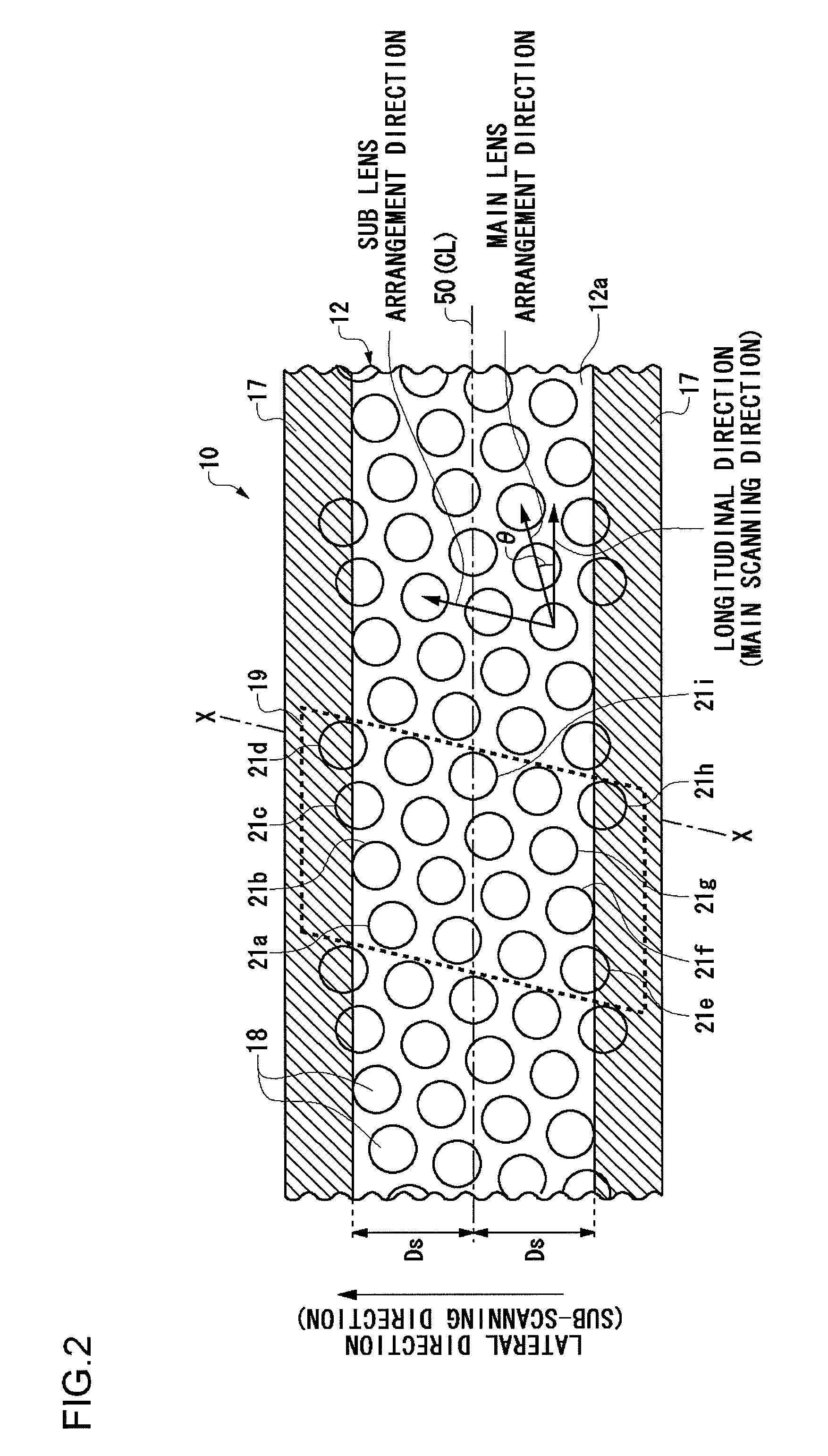 Erecting equal-magnification lens array plate