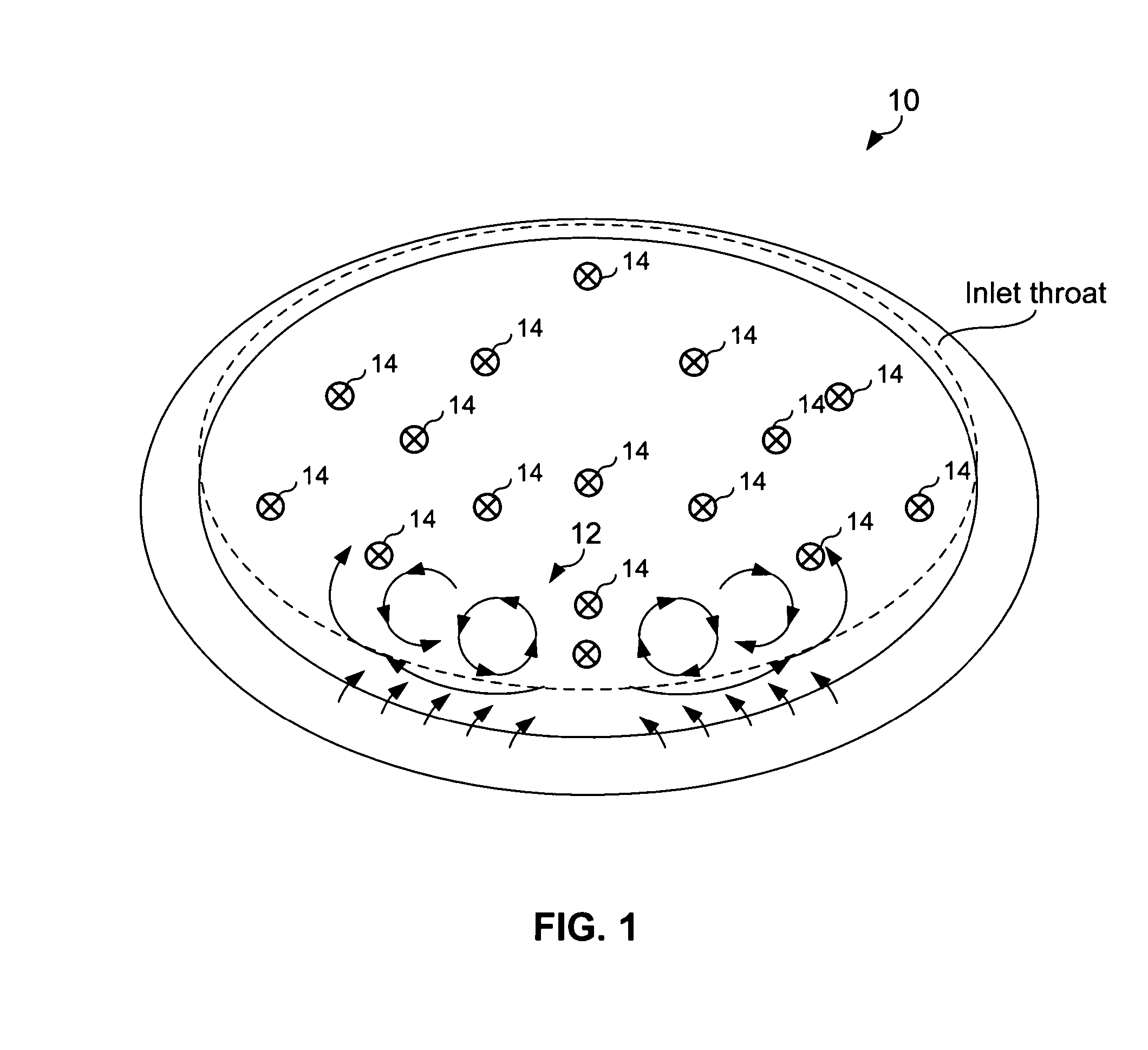 Flow control redistribution to mitigate high cycle fatigue