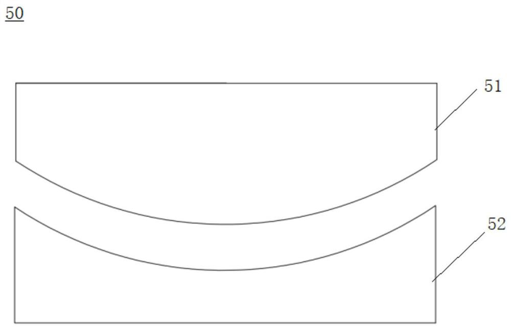 Gas pressurization precision spherical surface forming device and method for lobster eye micropore optical element