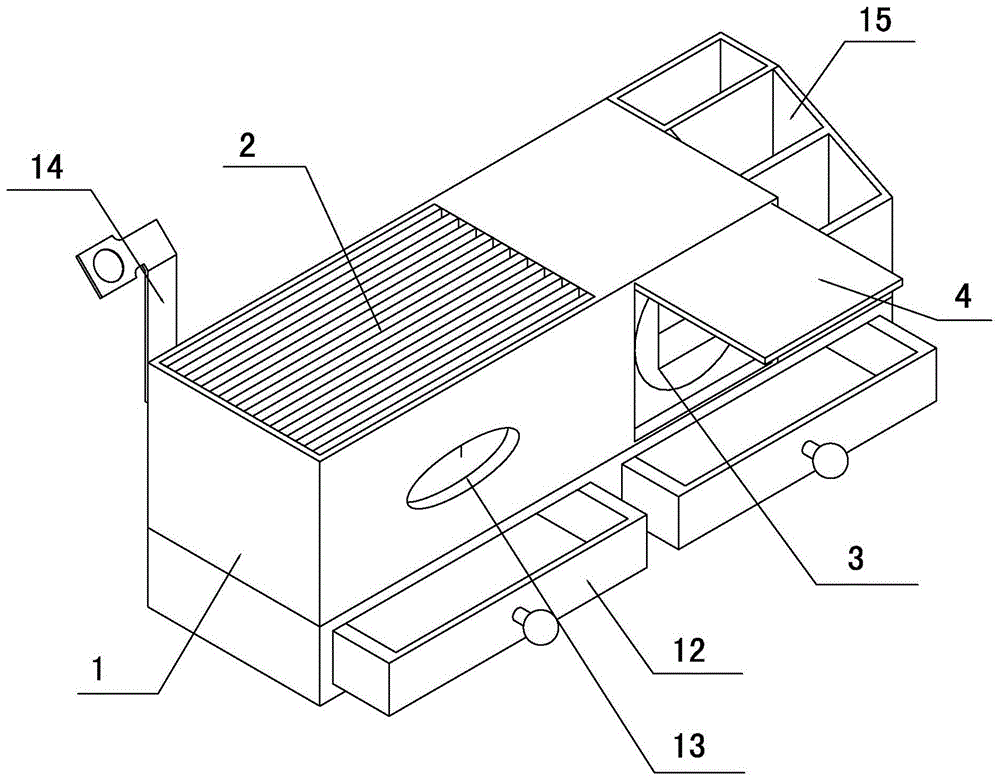 Multifunction charging device with watch swing device