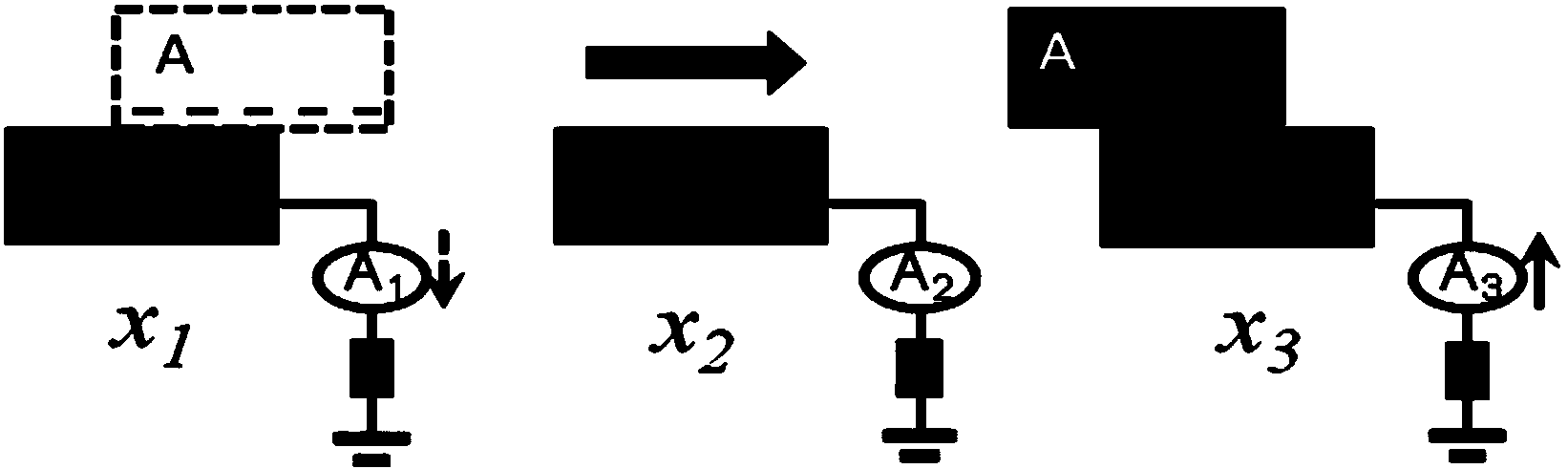 Sensing device based on friction generating technology and preparing and using method of sensing device