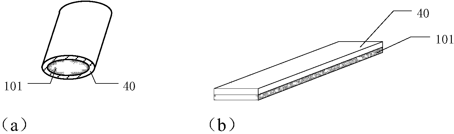 Sensing device based on friction generating technology and preparing and using method of sensing device