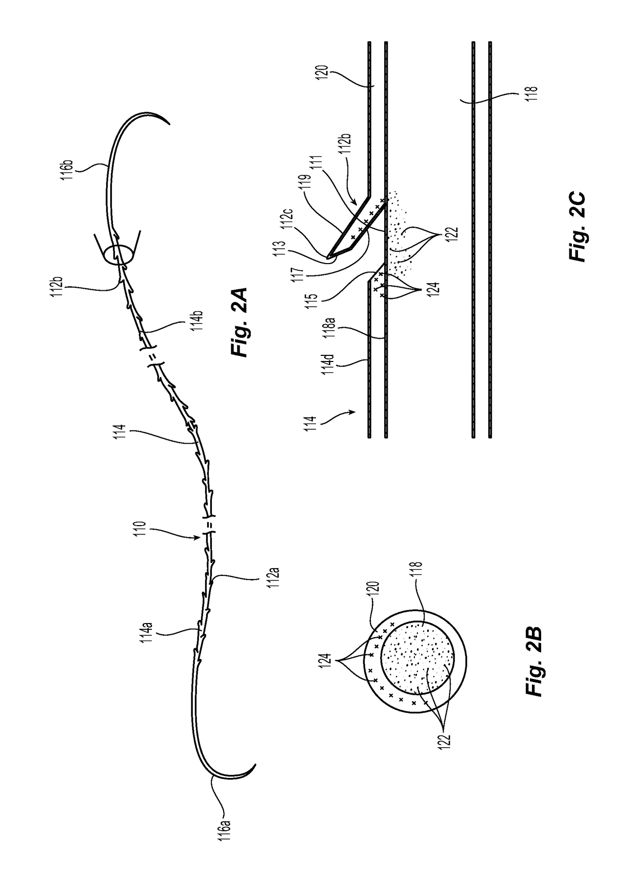 Adhesive barbed filament