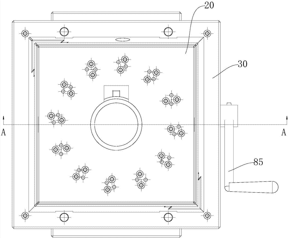 Wax pattern forming mould