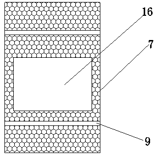 Pipeline orifice device for municipal engineering drainage pipeline