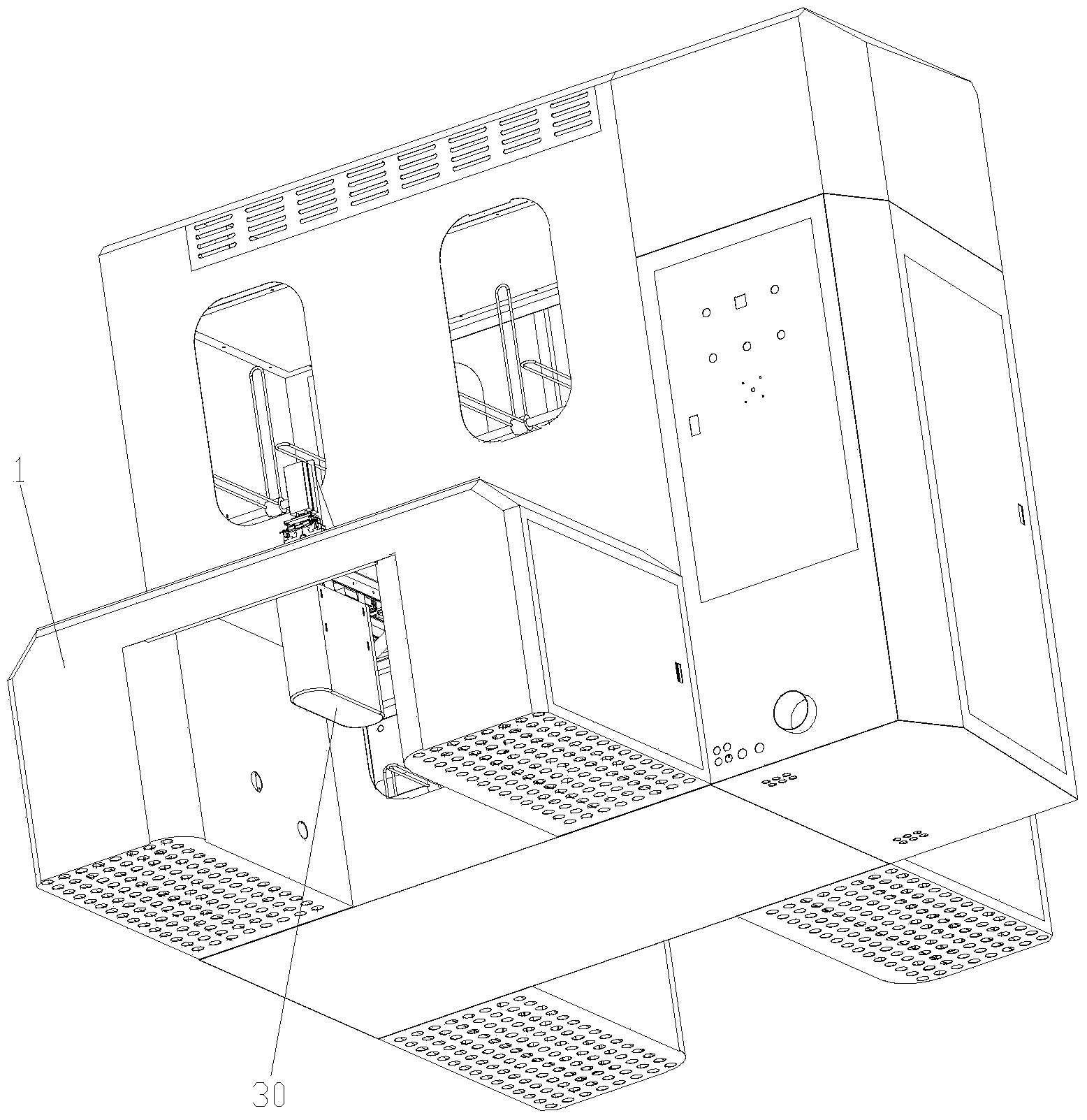 Novel full-automatic down filling machine