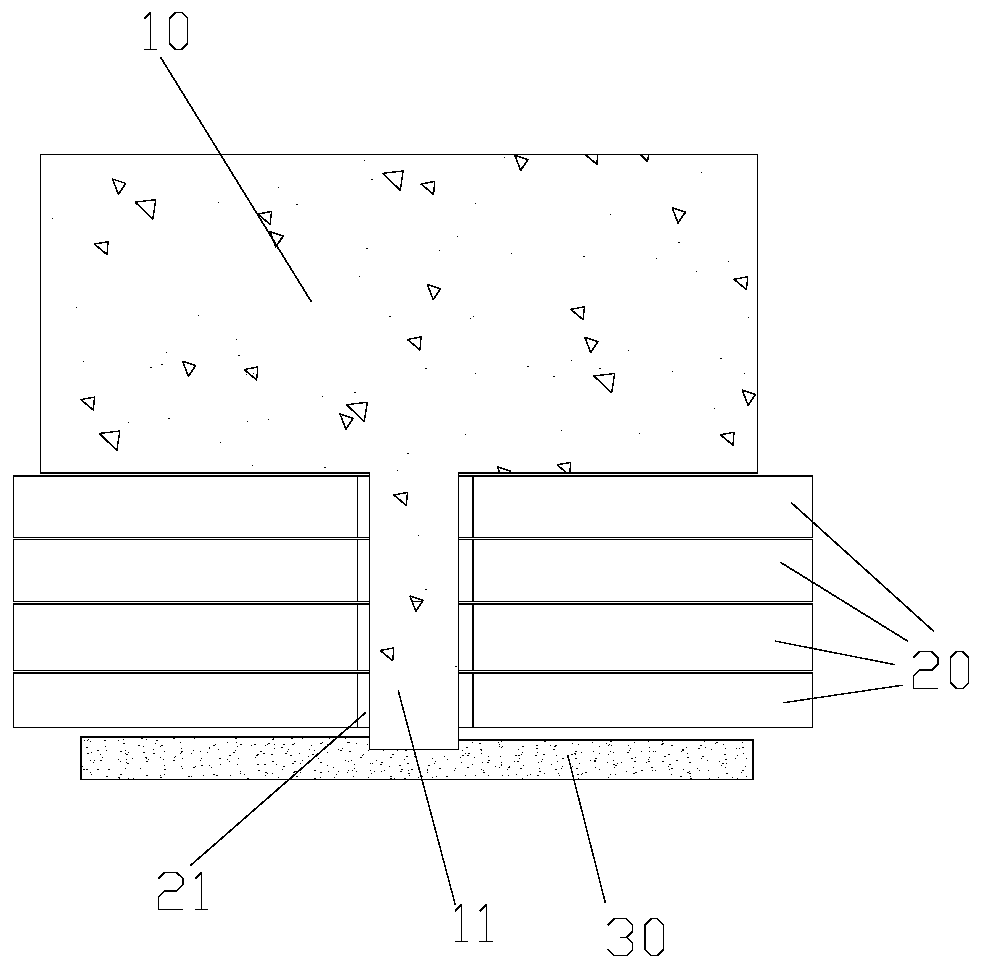 Manufacturing method and application of multilayer product hot-melting connecting structure