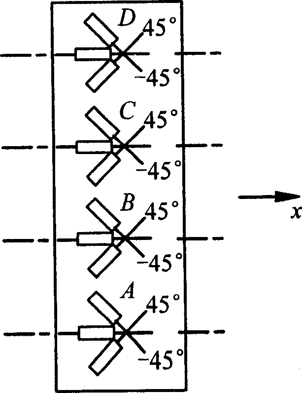 Bending and twisting combined test device and its use in measuring internal force