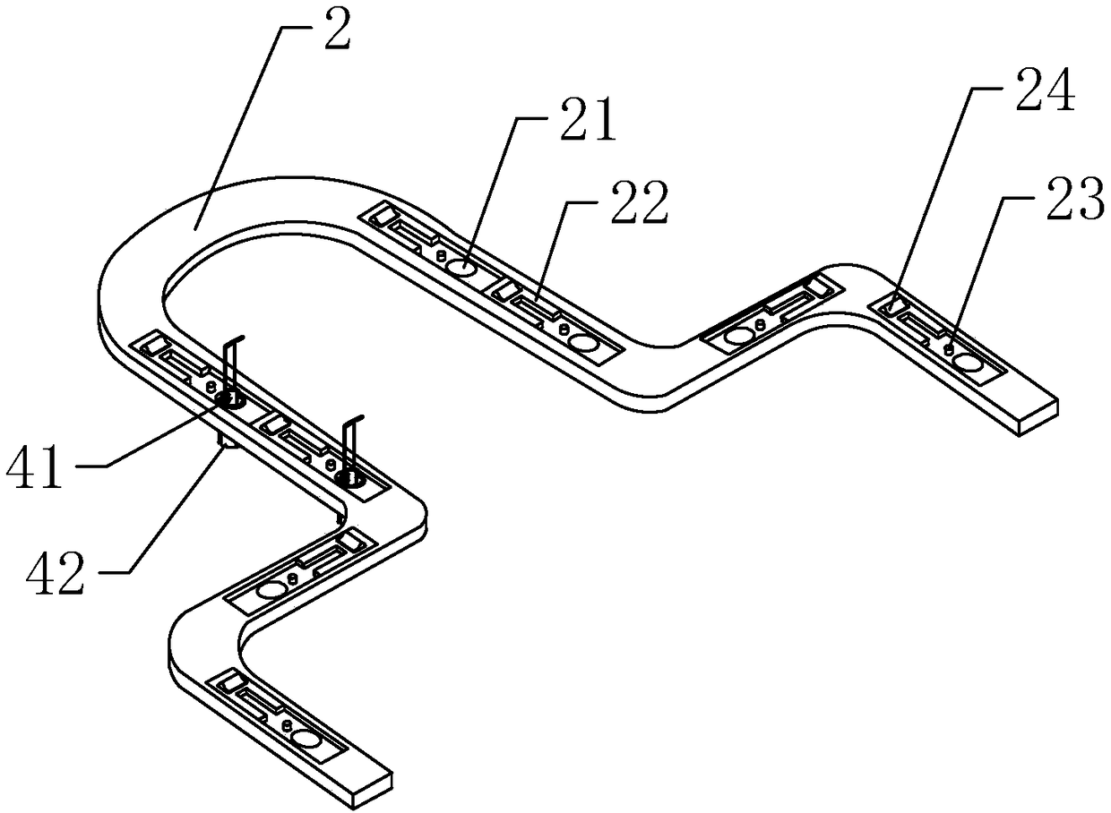 Positioning frame for radiotherapy head, neck and shoulder positioning and application method thereof