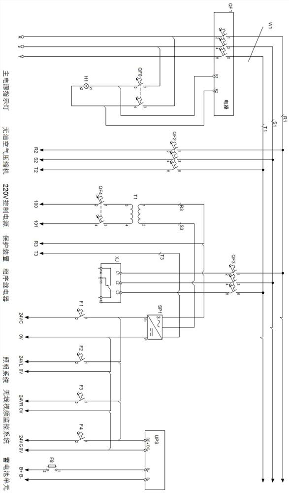 Electrical control system of rock drilling robot and rock drilling robot