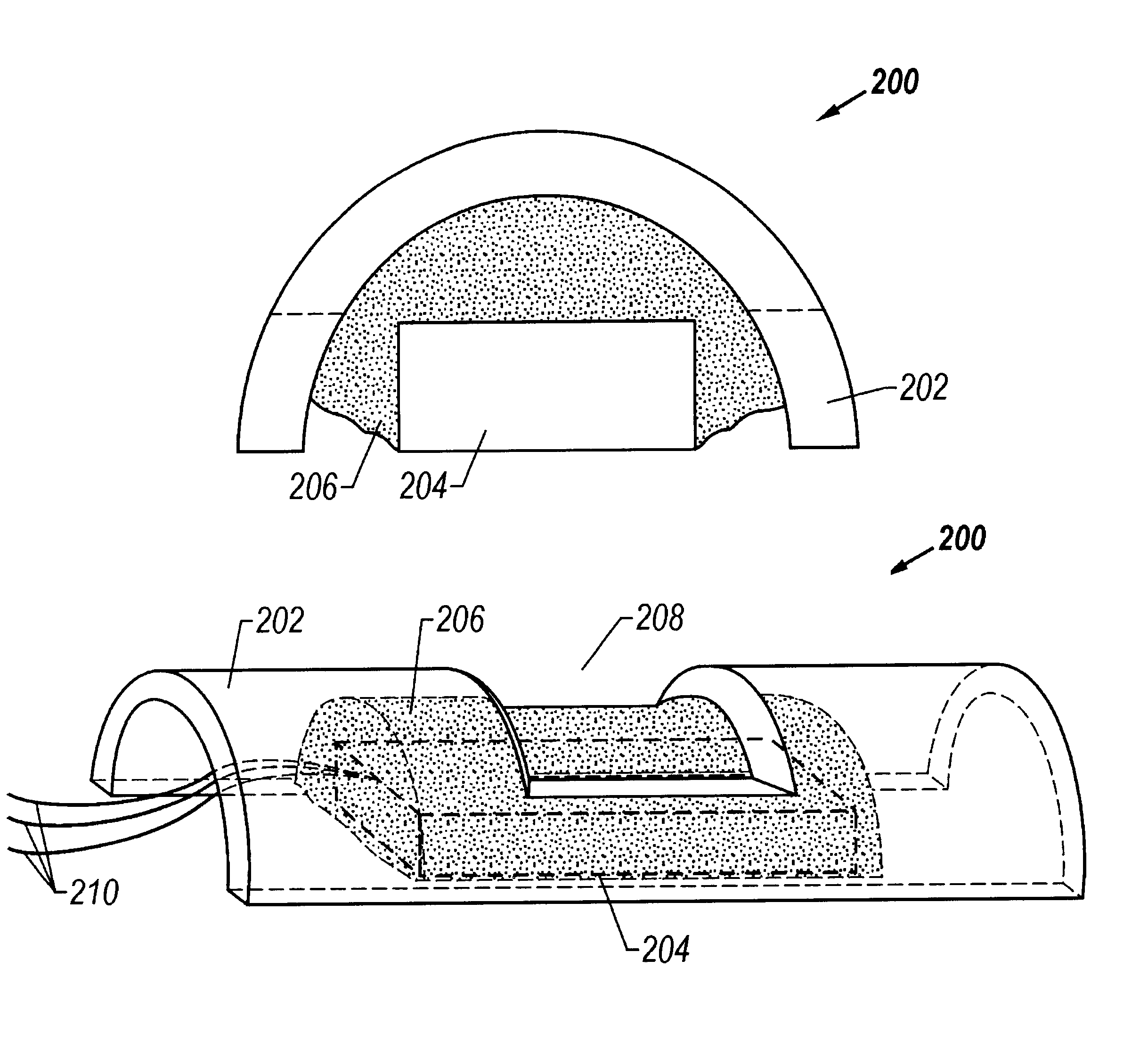 Pressure sensing module for a catheter pressure transducer