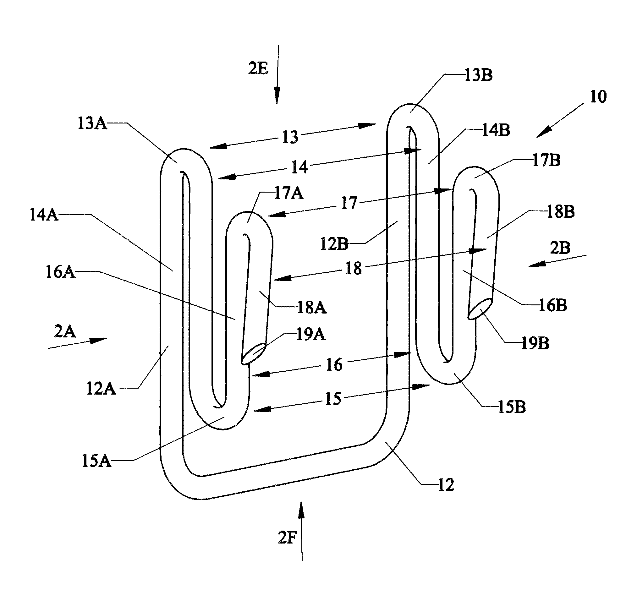 Adjustable line clip holder