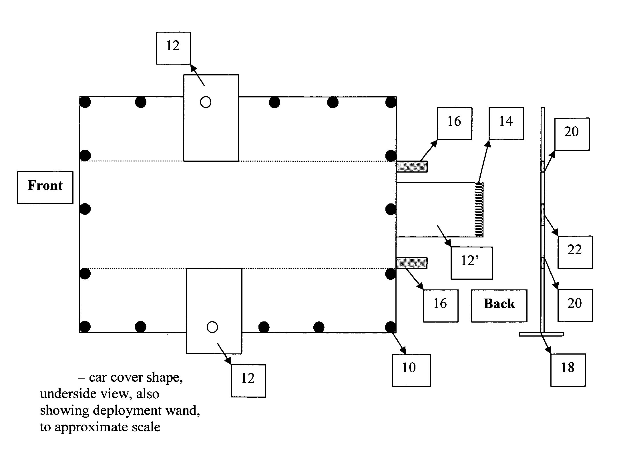 Car cover and car cover deployment system