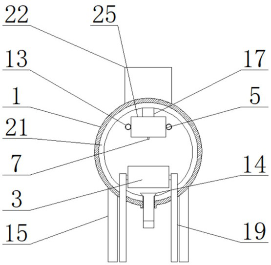 Efficient drying device for production of packaging box materials