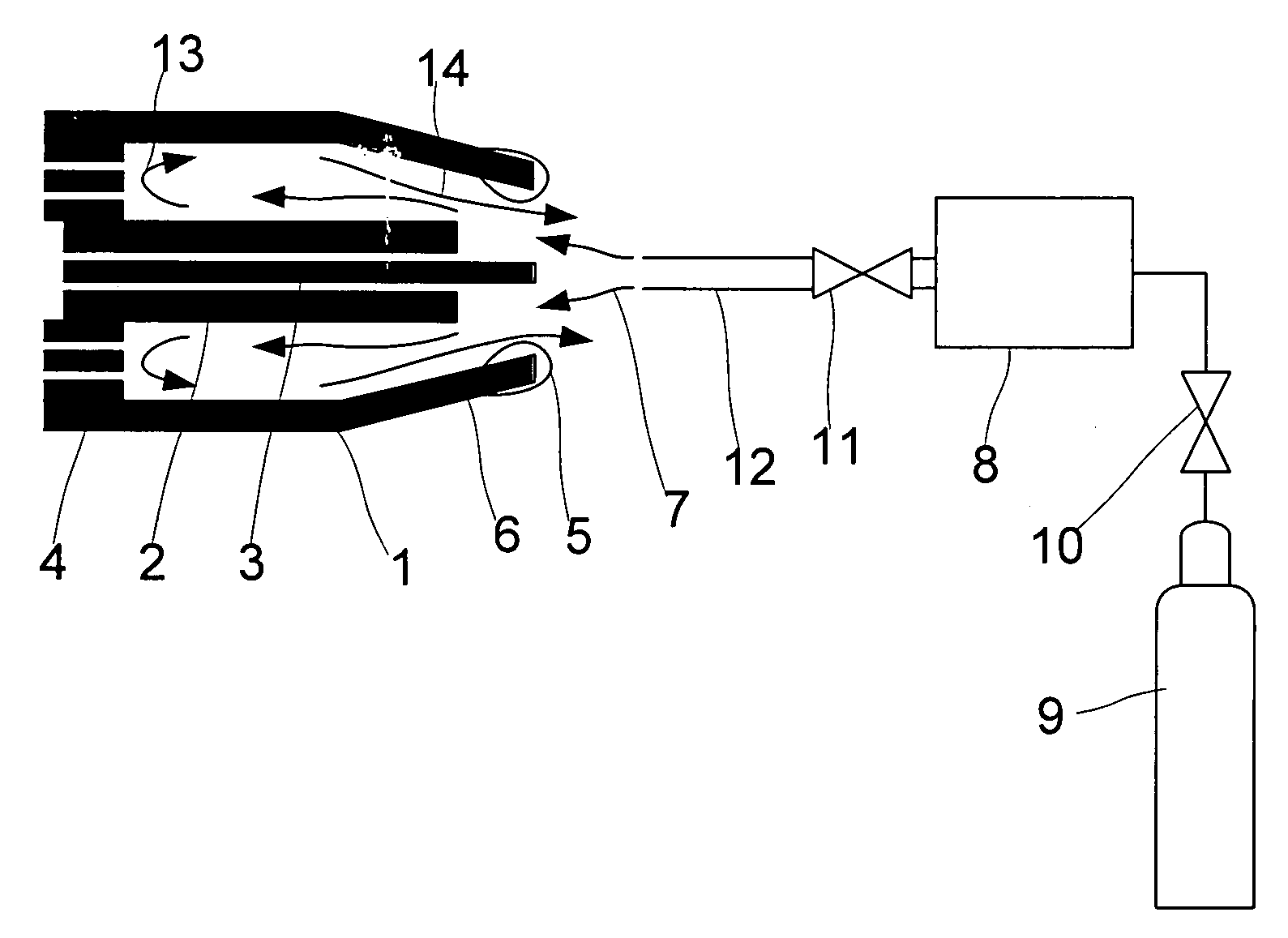 Method for cleaning of welding torches