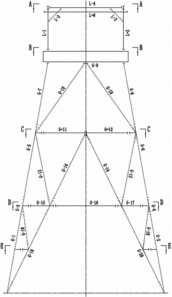 Shaft sinking tubular steel derrick