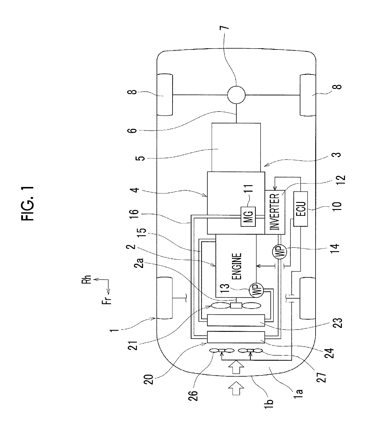 Cooling device for vehicle