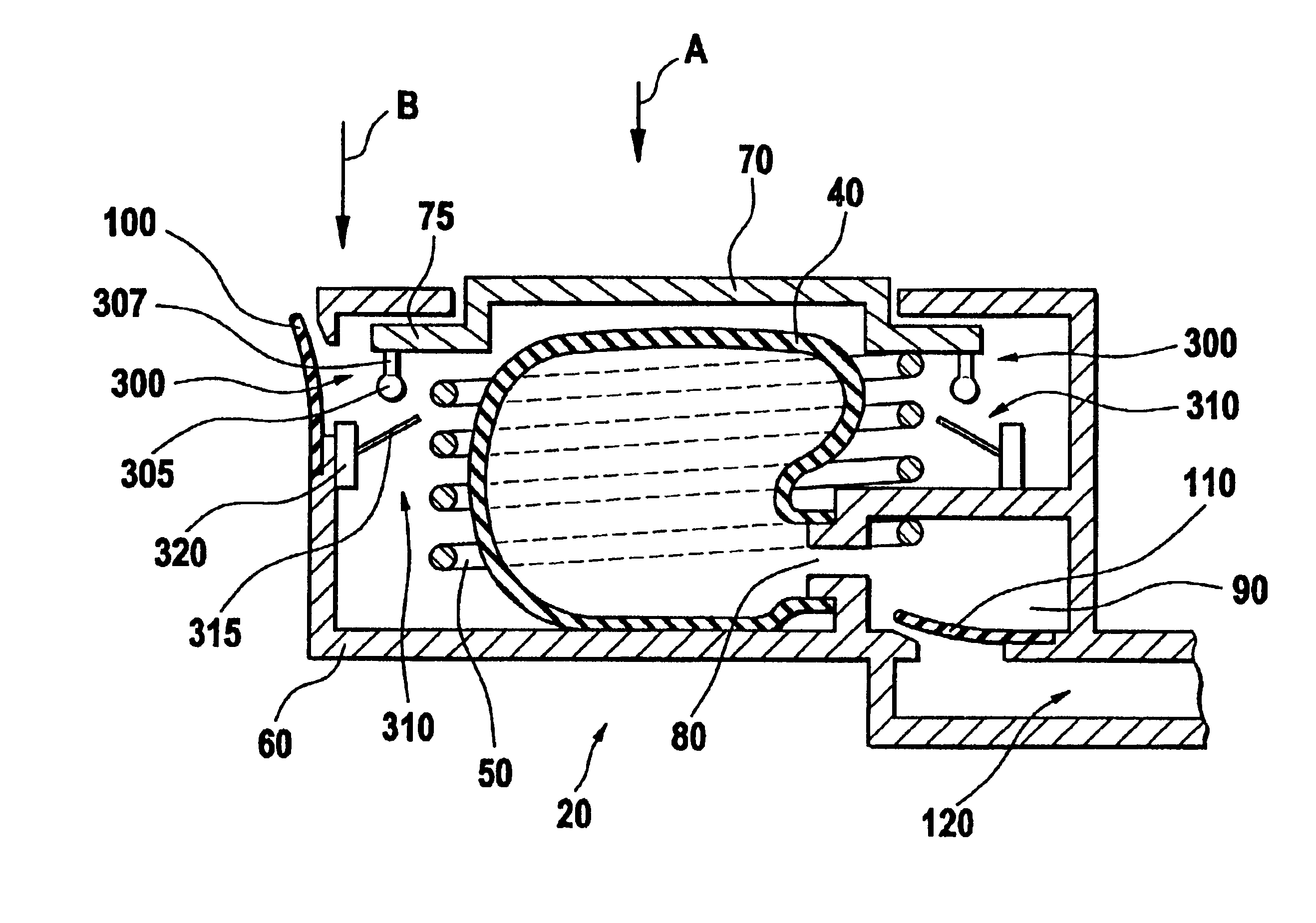 Pressure-variation fluid transport, in particular for body-fluid analysis