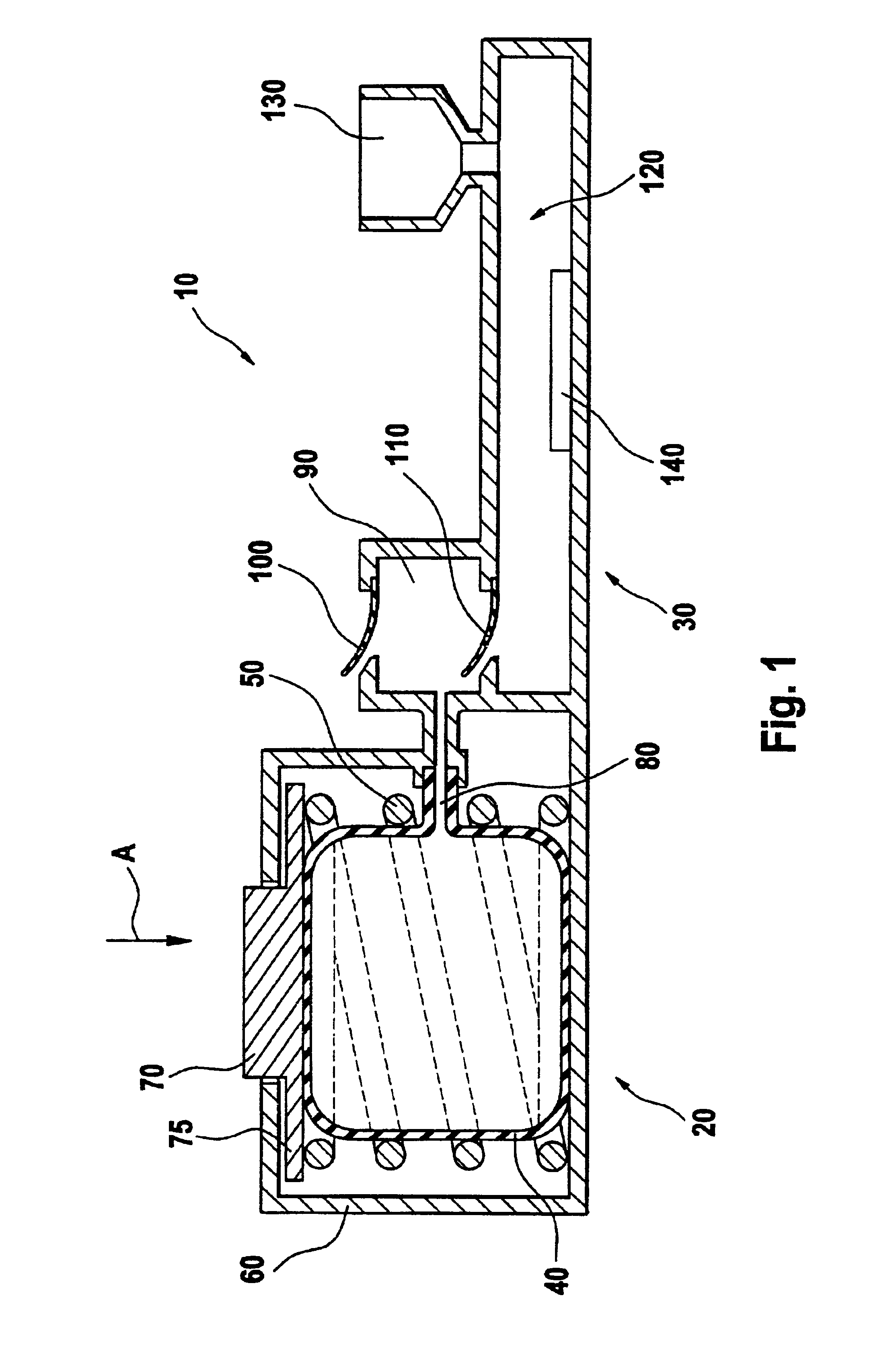 Pressure-variation fluid transport, in particular for body-fluid analysis