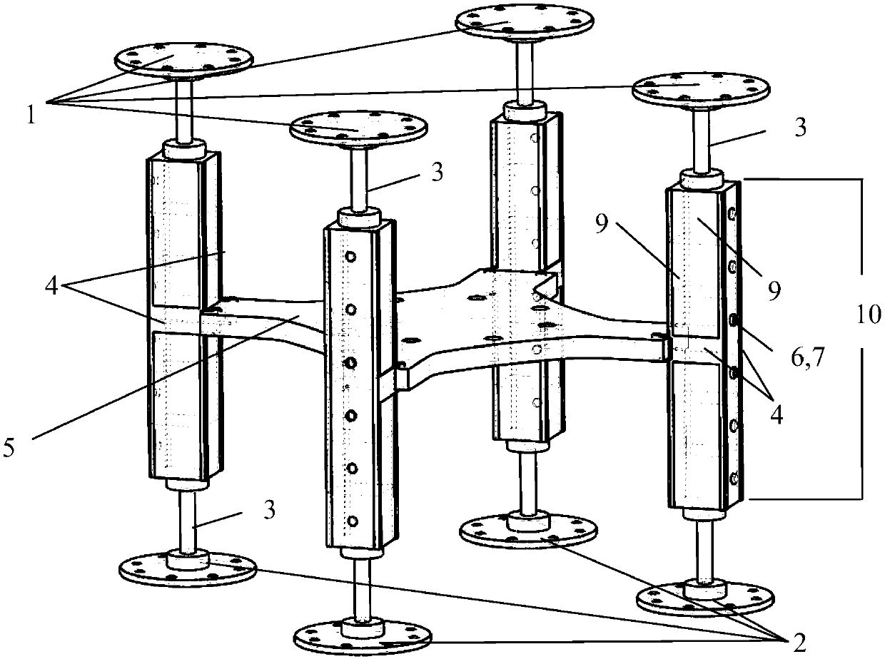 Elastic wave vibration isolator with adjustable band gap based on liquid virtual masseffect and vibration isolation method